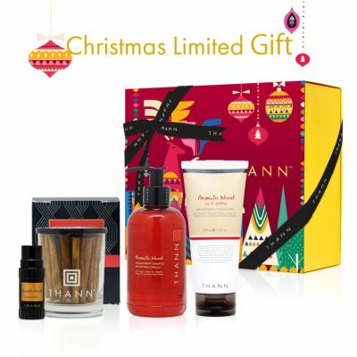 ギフトBOX入り】アロマ＆ヘアケアセット AW《アロマティックウッド